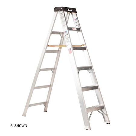 BAUER LADDER 16 ft Aluminum Stepladder 20116